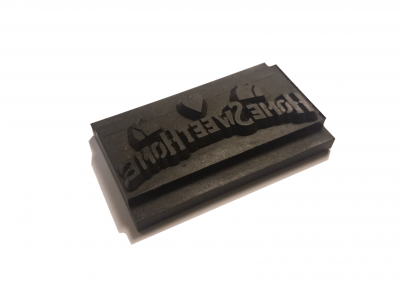 Prototyped Rubber Stamp